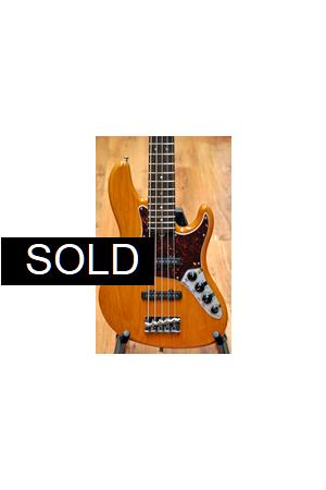 Fender American Deluxe Jazz Bass V Amber Fender American Deluxe Jazz Bass V Amber